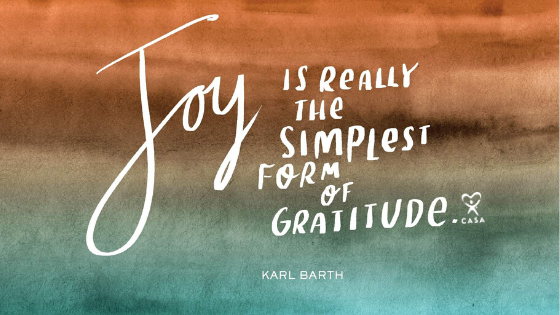 Joy is the simplest form of gratitude. Quote